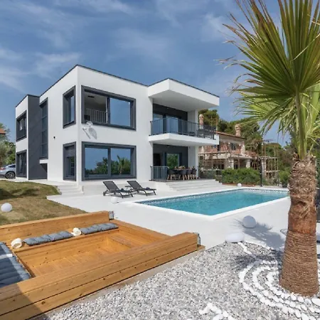 Luxusvilla Mit Privatpool, Bbq, Eleganten Interieur Feriehus Medulin